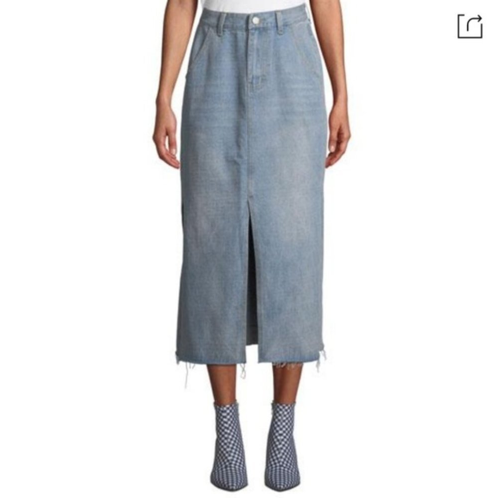 NWT StyleKeepers Midi Denim Skirt XSmall